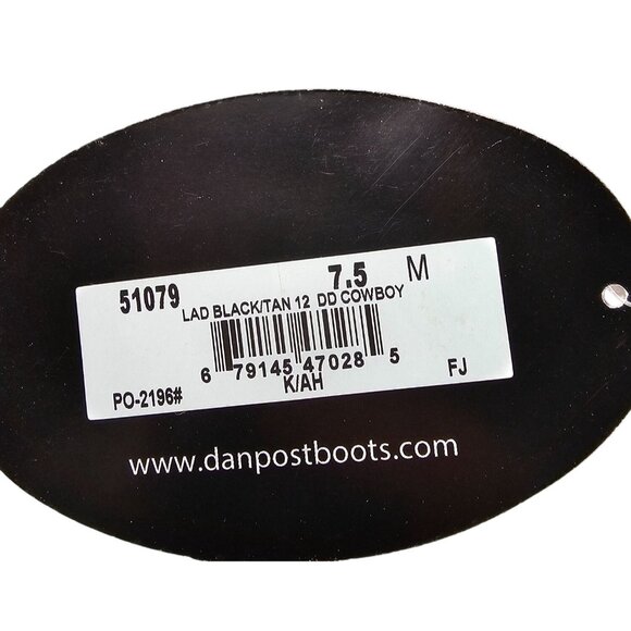 Laredo Women's Access Western Leather Boots Wide Calf 51079 Size 7.5 M - Picture 12 of 14